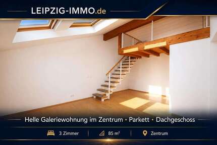 Wohnung zum Mieten in Leipzig-Zentrum 880,00 € 85.66 m²
