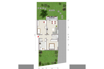 Zur Vermietung steht eine helle und großzügig geschnittene 3 Zimmer Wohnung mit 74 qm im Hochparterr - Ludwigsburg