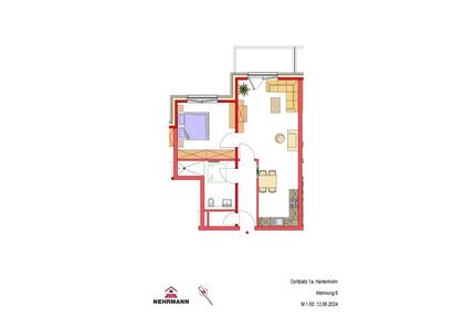 Moderne 2-Zimmer-Neubauwohnung mit Balkon & Tiefgarage im Herzen - Hartenholm