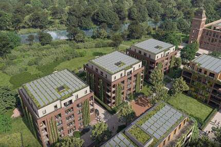 Urbanität in historischer Atmosphäre: QNG-zertifizierte Eigentumswohnungen an der Ems! - Rheine Schotthock