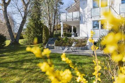Stilvolle Gartenwohnung mit Bergblick und gehobenem Wohnkomfort - Murnau am Staffelsee