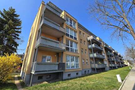 ruhige und helle 3-Zimmer-Whg. mit Balkon und EBK (wenn gewünscht-kostenfrei) zu vermieten. - Dresden Leuben