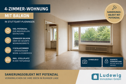 Wohnung zum Kaufen in Stuttgart 248.000,00 € 78 m²