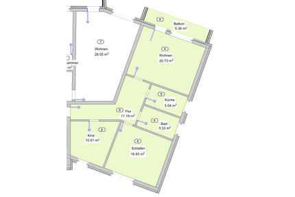 Wohnung zum Mieten in Lampertheim 900,00 € 72 m²
