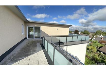 Penthouse-Wohnung, barrierefrei mit dreiseitiger -Dachterrasse in Memmingen