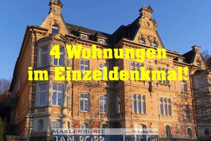 4 Wohnungen im Einzeldenkmal - 184.000,00&nbsp;EUR Kaufpreis, ca.&nbsp; 236,00&nbsp;m&sup2;&nbsp;Wohnfl&auml;che in Greiz (PLZ: 07973)
