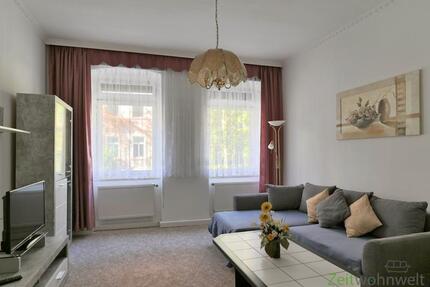 (EF0766_M) Erfurt: Andreasvorstadt, kleine möblierte 2-Zimmer-Wohnung, Wäschwechsel inklusive