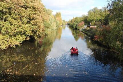 Wasser, Wasser, Wasser - Goldbekkanal - Enten und Schwäne - Frei lieferbar ! - Hamburg Winterhude