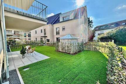 Gartenwohnung mit 4 Zimmern, Küche, 2 Bädern und Terrasse - Wiesbaden Biebrich