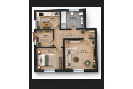 Moderne 2-Zimmer-Wohnung in Bissendorf