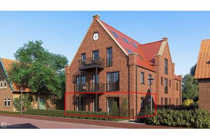 Moderne EG Wohnung auf Juist mit Terrasse und Garten in direkter Strandnähe