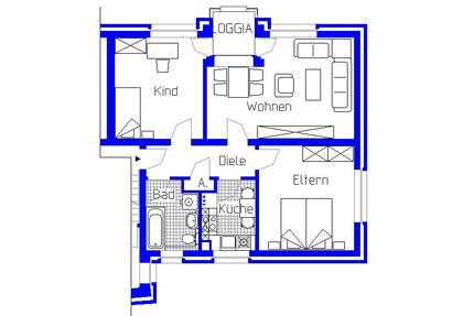 Charmante 3-Zimmer-Etagenwohnung mit Tageslichtbad in Minden zu vermieten