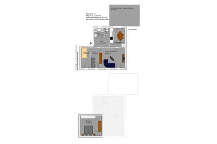3,5 Zimmer-Wohnung mit großer Terrasse in 42655 Solingen