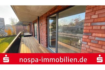 Wohnen, wo andere Urlaub machen: Moderne 2-Zimmer-Erdgeschosswohnung mit Balkon in Glücksburg