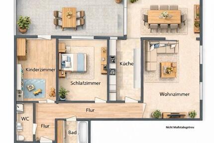 3,5-Zimmer-Terrassenwohnung mit EBK & großer Terrasse - Salzgitter Ortschaft Südost