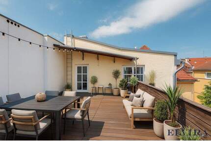 ELVIRA - Stilvolle 2-Zimmer-Dachterrassenwohnung im Glockenbach - München Altstadt-Lehel