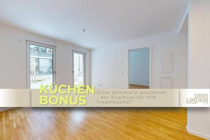 Neubau DREILINDEN Living: Moderne 2-Zimmer-Wohnung mit Terrasse und KÜCHENZUSCHUSS - Leipzig Altwest
