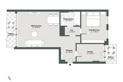 Hochwertige 2-Zimmer-Wohnung | In Ehrenfeld | Miete - Köln