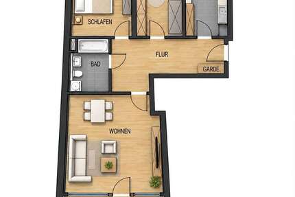 Wohnung zum Mieten in Berlin 1.150,00 € 86 m²
