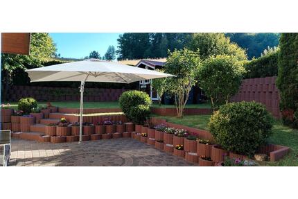 Helle 4-Zimmer Wohnung mit Terrasse und Garten in ruhiger Lage. - Mörlenbach