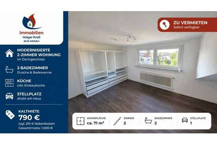 Wohnung zum Mieten in Hanau 790,00 € 71 m²