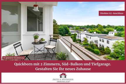 Wohnung zum Kaufen in Quickborn 135.000,00 € 52.89 m²