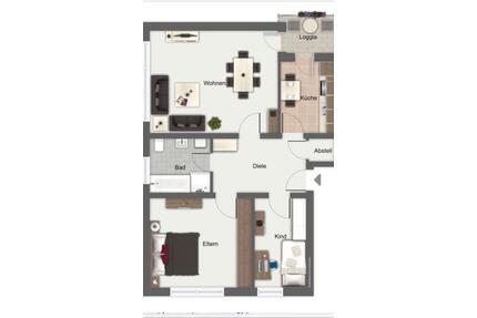 Gepflegte 3 Zimmer Wohnung nähe Stadtpark - Gütersloh Kattenstroth