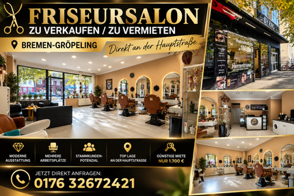 Friseur abzugeben! Etablierter Standort in Bremen!