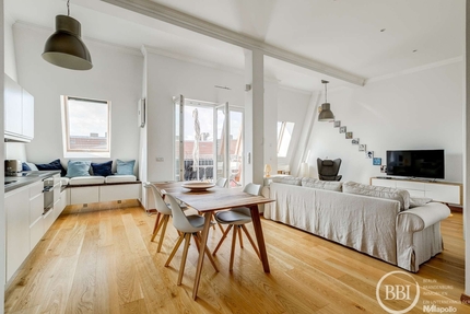 Dachgeschosswohnung mit Süd-Terrasse und Aufzug, 2 Zimmer, 79 m², Friedrichshain - Berlin Berlin City / S-Bahn-Ring - Friedrichshain