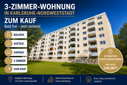 Wohnung zum Kaufen in Karlsruhe 346.000,00 € 80 m²