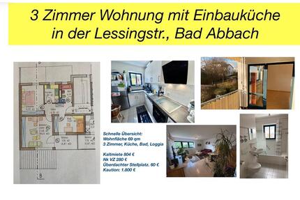 3 Zimmer Kü Bad in Bad Abbach 69 qm - Vermietung