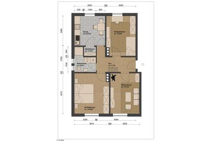 Helle, zentrumsnahe Mietwohnung in Nordenham, 3ZKB
