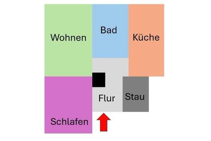 Wohnung ca 50qm 32689 Kalletal - 390,00&nbsp;EUR Kaltmiete, ca.&nbsp; 50,00&nbsp;m&sup2; in Kalletal (PLZ: 32689)