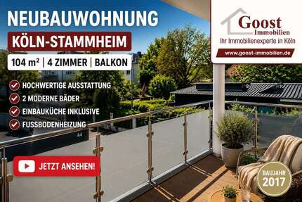 Wohnung zum Mieten in Köln 1.580,00 € 104 m²