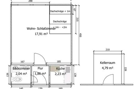 28755 Bremen Vegesack Renovierte 1 Zimmer Wohnung 25m²