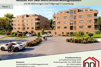 3 Zimmer STG Neubau-Eigentumswohnung 1.21 - Lauenburg an der Elbe