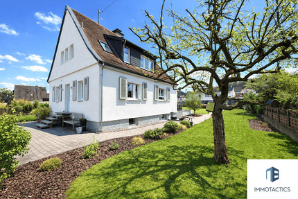 Freistehendes & Modernisiertes Einfamilienhaus mit großem Garten, Terrasse und 4 Stellplätzen - Merxheim