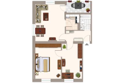 Demnächst frei! 3-Zimmer-Wohnung in Mönchengladbach Bonnenbroich - Geneicken