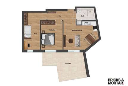 Wohnung zum Kaufen in Augsburg 585.000,00 € 70.69 m²