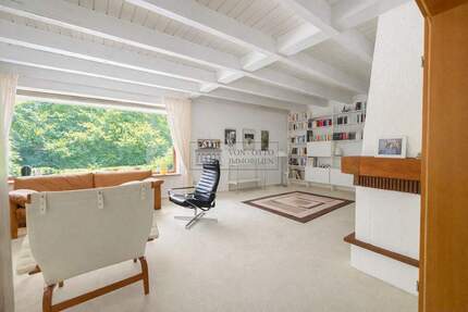 Einfamilienhaus mit Panoramafenstern und Südterrasse - Hamburg Wohldorf-Ohlstedt