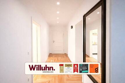Große 3-Zimmer Wohnung I Hochparterre I Balkon I Stellplatz I Denkmalschutz I Kernsanierung 2010 - Leipzig Leutzsch