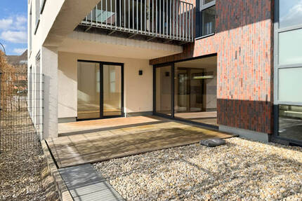 Neu-UlmLudwigsfeld barrierearme großzügige 3-Zi.-Wohnung mit gemütlicher XL-Terrasse, EBK und TG