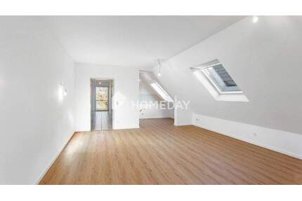 Helle, frisch sanierte Dachgeschosswohnung mit Süd-Westbalkon - Rheinblick garantiert - Köln Niehl