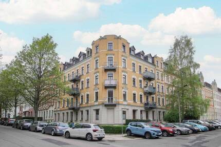 Vermietete 3-R.-Whg. mit Balkon mir Tageslichtbad in Kaßberg - Chemnitz