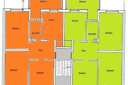 Uniklinik Freiburg schöne 3 Zimmerwohnung mit Balkon neu renovier - Freiburg im Breisgau Betzenhausen