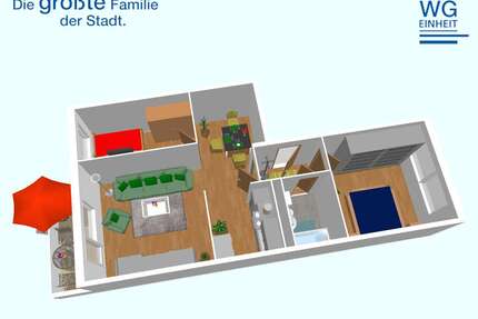 Wohnung zum Kaufen in Chemnitz 50.000,00 € 57.33 m²