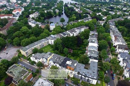 Dachterrassen-Traum: vermietete, sonnige 3-Zi. ETW Staffelgeschoß, absolute Alsternähe, ruhige Lage - Hamburg - Winterhude