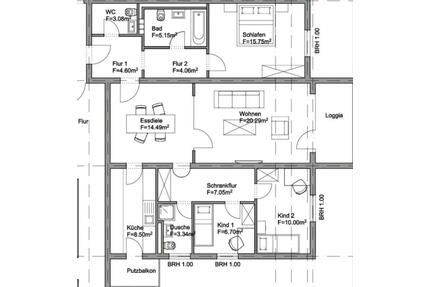 Eigentumswohnung - 145.000,00&nbsp;EUR Kaufpreis, ca.&nbsp; 107,00&nbsp;m&sup2; in Landstuhl (PLZ: 66849)