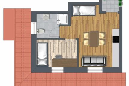Schöne 2Personen Unterkunft Monteurzimmer Ferienwohnung Apartment - Edewecht