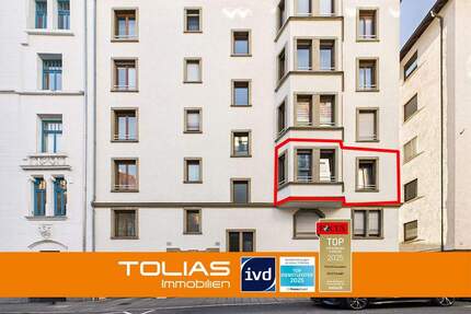 Draußen Süd, drinnen West - Wohnen mit Südbalkon, Aufzug & TG-Stellplatz im Stuttgarter Westen